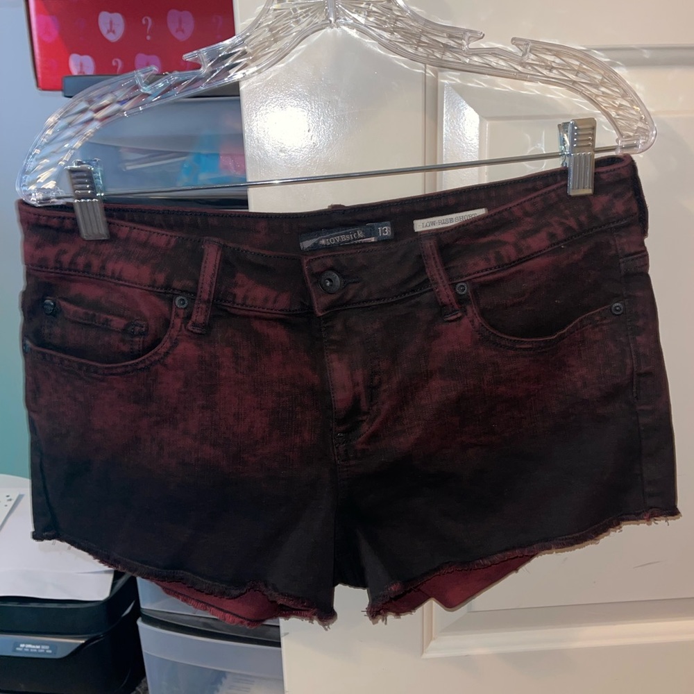 LOVEsick Low Rise Short from Hot Topic